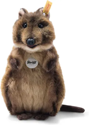 Steiff Skippy Quokka 10", Premium Stuffed Animal, Brown