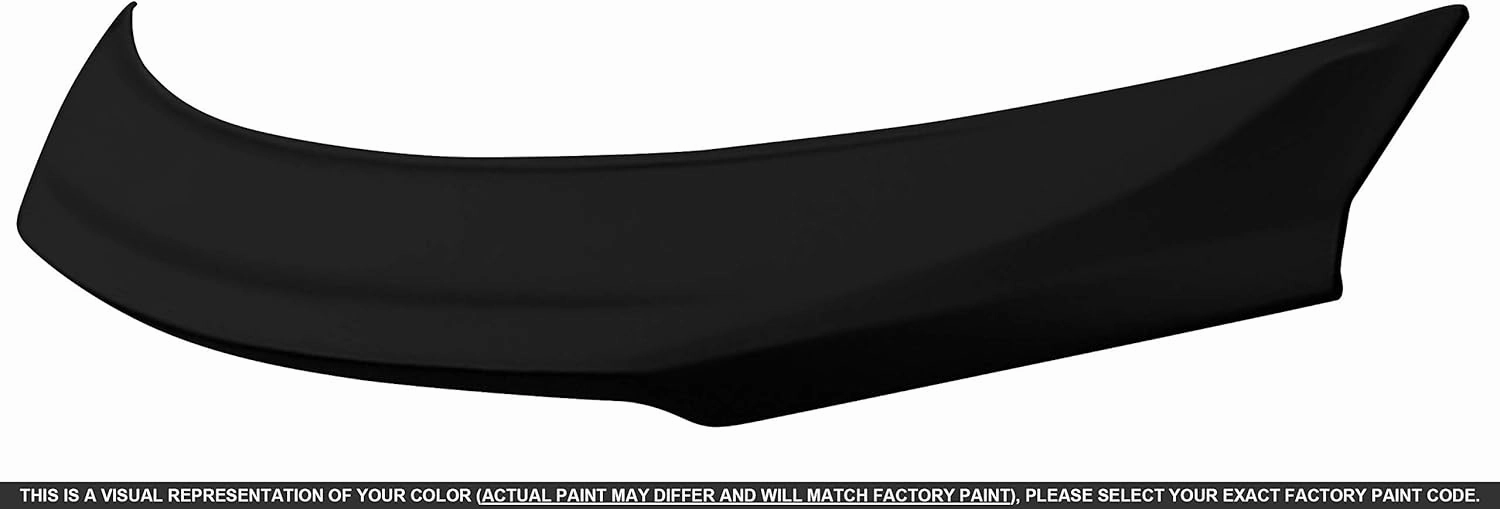 STINGER18-FM Custom Style Flush Mount Spoiler Compatible with Kia Stinger - Aurora Black (ABP)