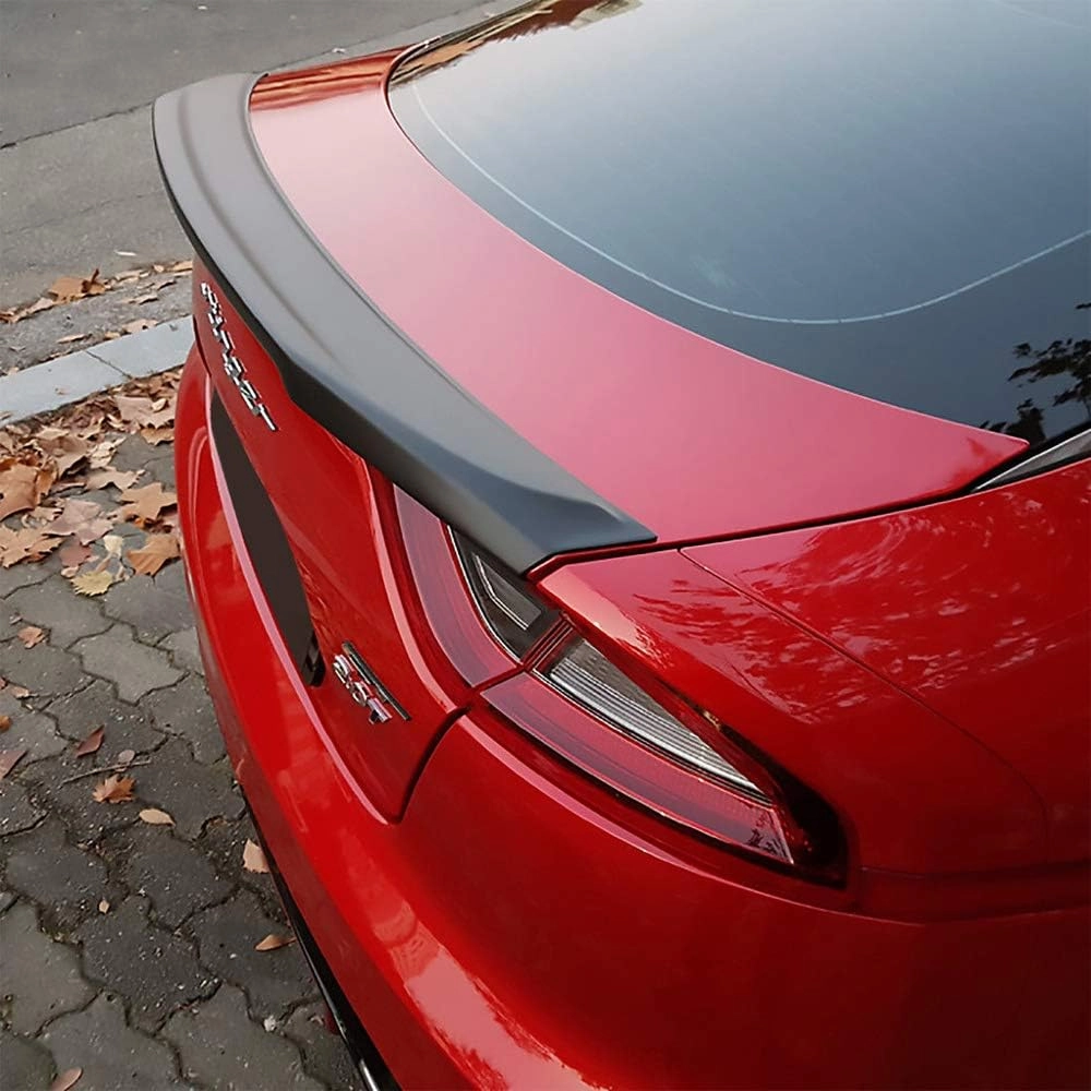 STINGER18-FM Custom Style Flush Mount Spoiler Compatible with Kia Stinger - Aurora Black (ABP)