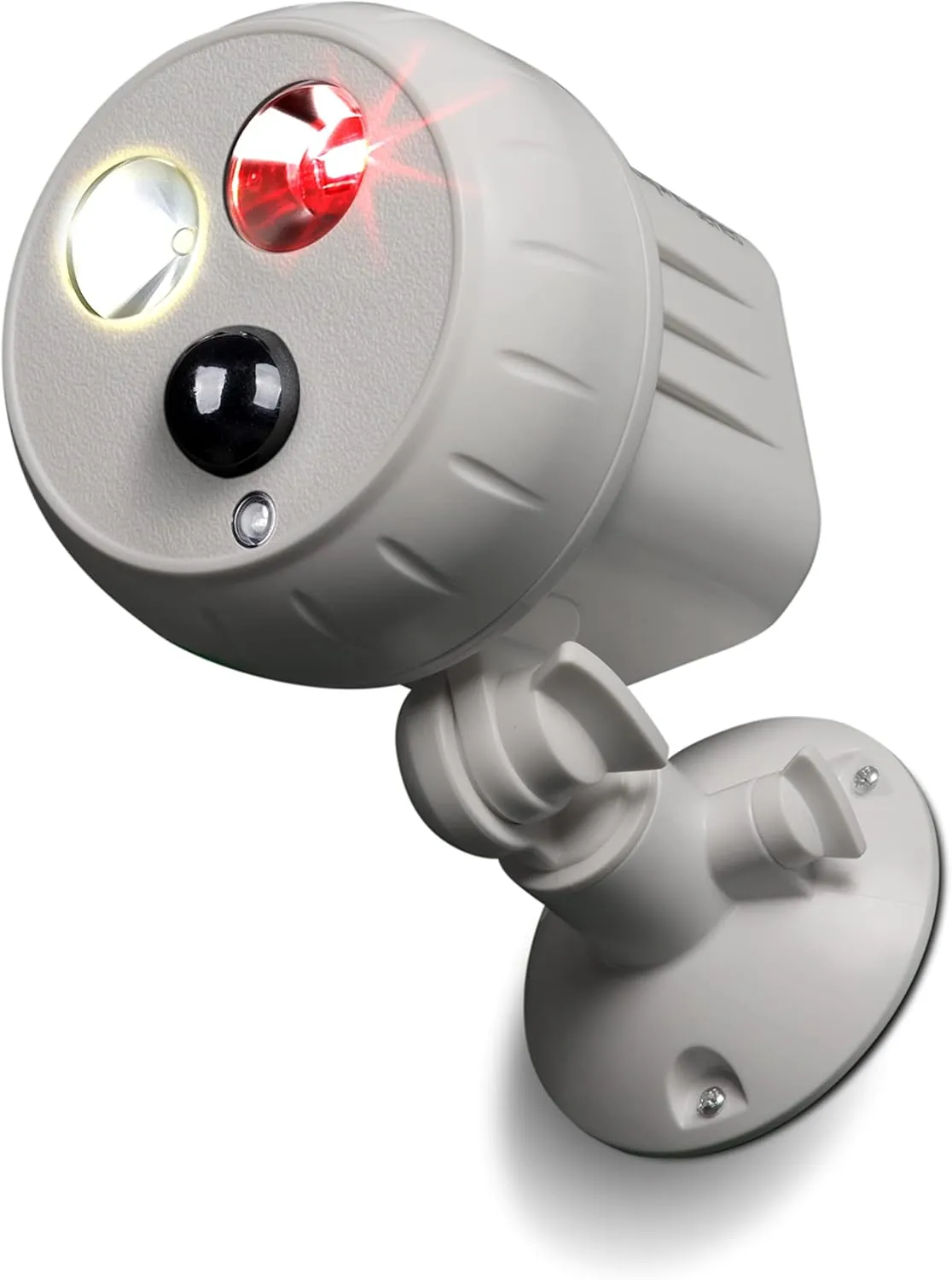Swann Alpha Series Wireless Motion Activated Outdoor Floodlight with Red & Blue Flashing Security Lights, 400 Lumens, Wide Angle, Waterproof and Remote Controlled Multiple Light Modes,White