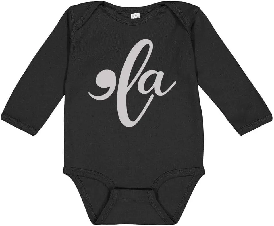 TATY Kids Comma La Kamala Long Sleeve Baby Infant Bodysuit