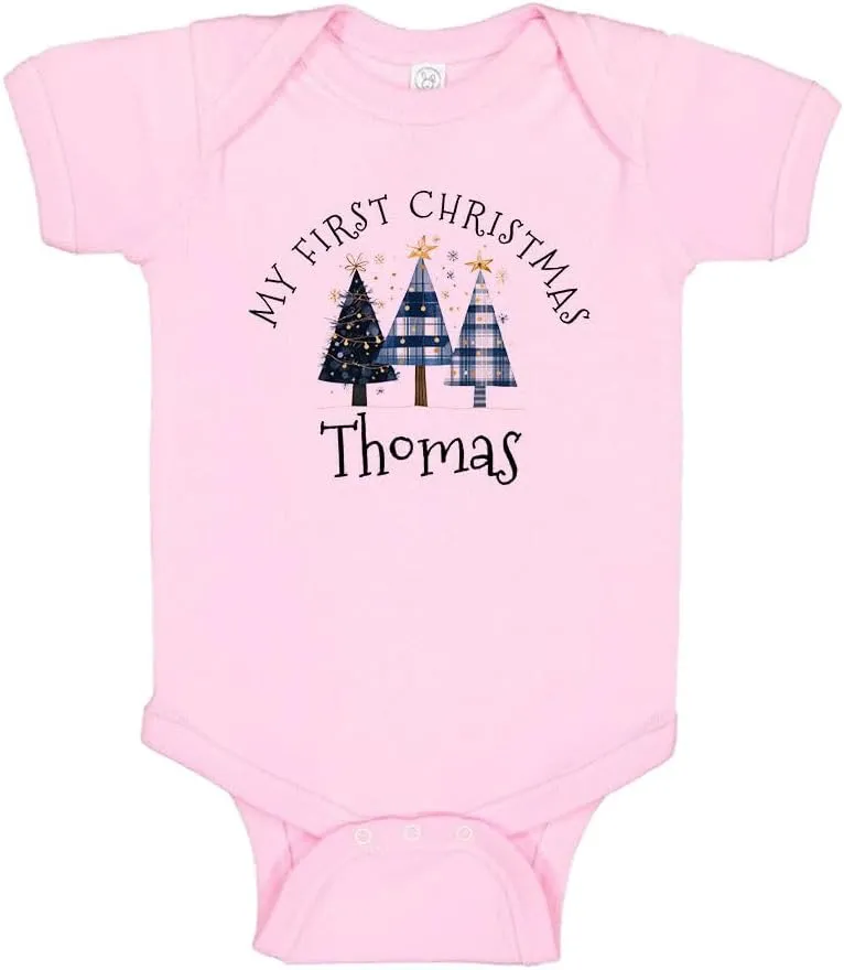 TATY Kids First Christmas Thomas Baby Infant Bodysuit