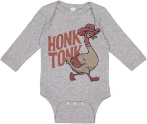 TATY Kids Goose Honk Tonk Long Sleeve Baby Infant Bodysuit