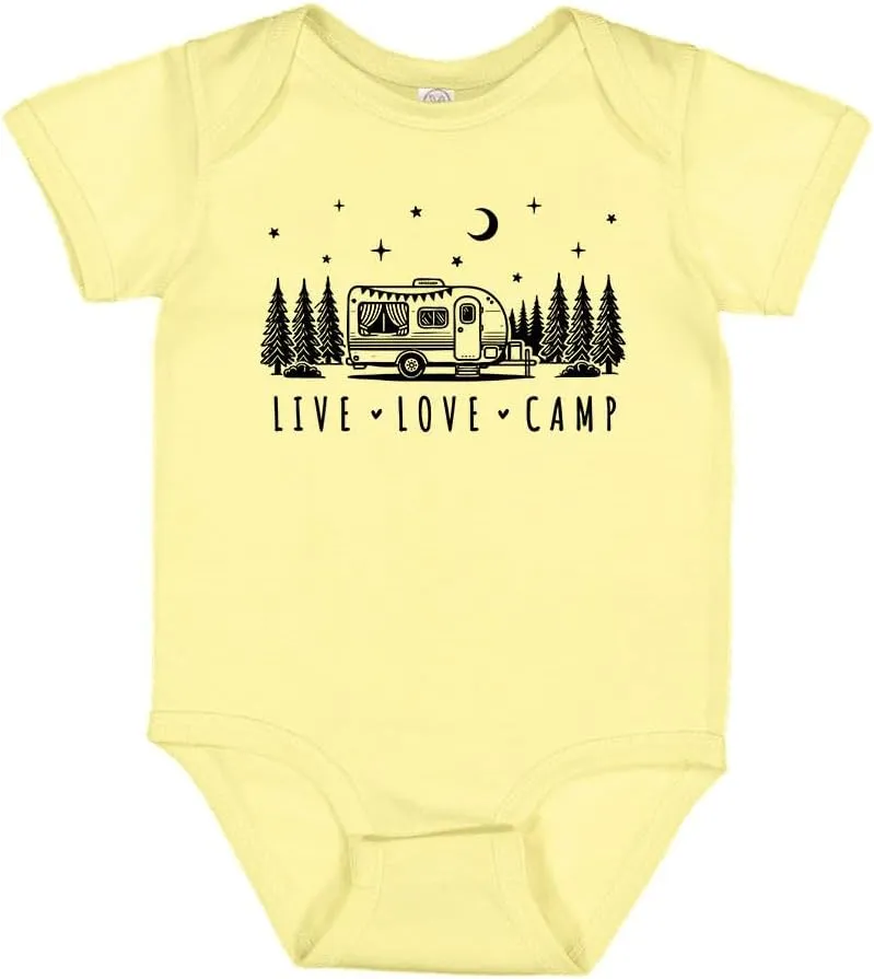 TATY Kids Live Love Camp Baby Infant Bodysuit