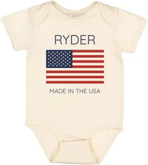 TATY Kids Ryder Made in the USA Baby Infant Bodysuit