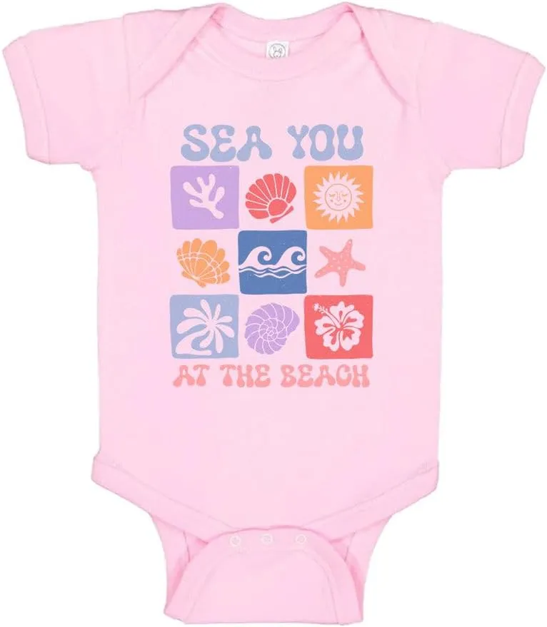 TATY Kids Sea You at The Beach Baby Infant Bodysuit
