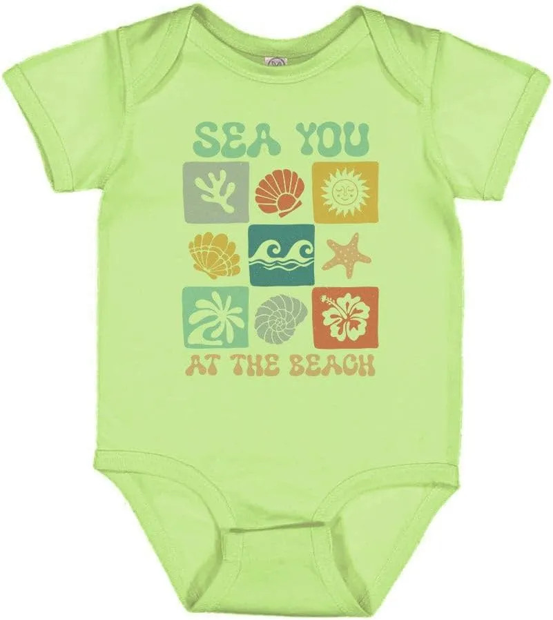 TATY Kids Sea You at The Beach Baby Infant Bodysuit