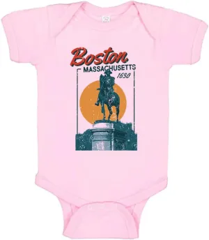 TATY Kids Vacation Boston Massachusetts Baby Infant Bodysuit