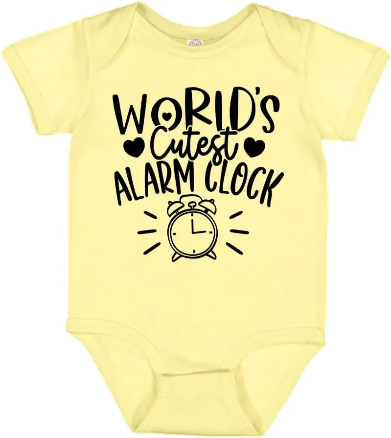 TATY Kids World's Cutest Alarm Clock Baby Infant Bodysuit