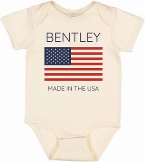TATY Kids Bentley Made In The USA Baby Infant Bodysuit