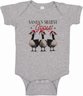TATY Kids Christmas Silly Goose Baby Infant Bodysuit