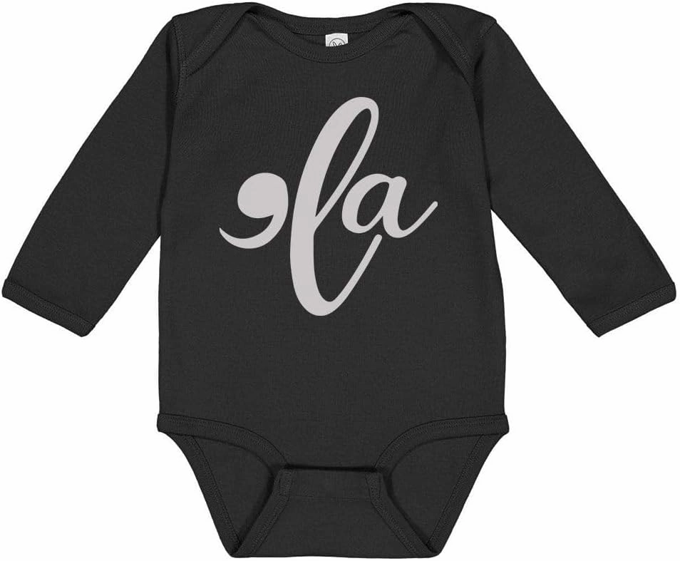 TATY Kids Comma La Kamala Long Sleeve Baby Infant Bodysuit
