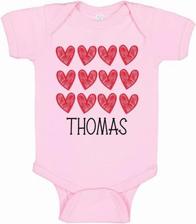 TATY Kids Hearts Thomas Baby Infant Bodysuit