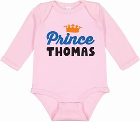TATY Kids Prince Thomas Long Sleeve Baby Infant Bodysuit