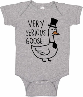 TATY Kids Very Serious Goose Baby Infant Bodysuit
