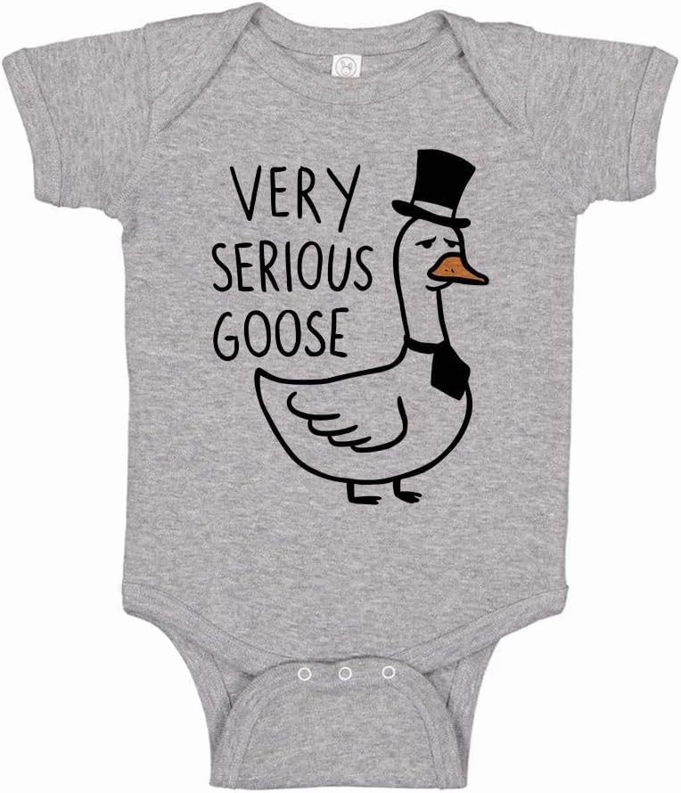 TATY Kids Very Serious Goose Baby Infant Bodysuit