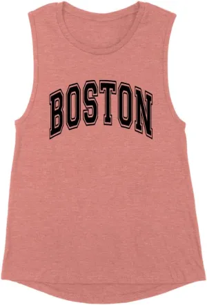 TeesAndTankYou Arch Boston Women's Muscle Tank