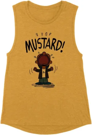 TeesAndTankYou Mustard Kendrick Women's Muscle Tank