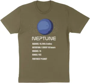 TeesAndTankYou Neptune Planet Info Shirt Unisex