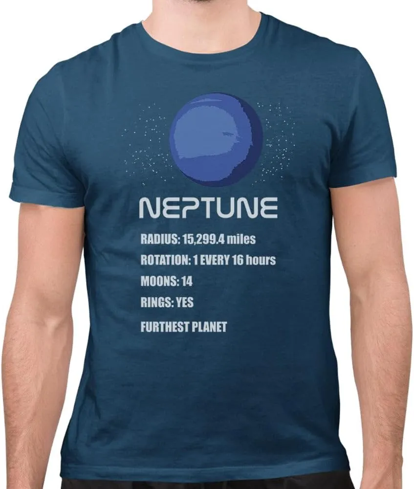 TeesAndTankYou Neptune Planet Info Shirt Unisex
