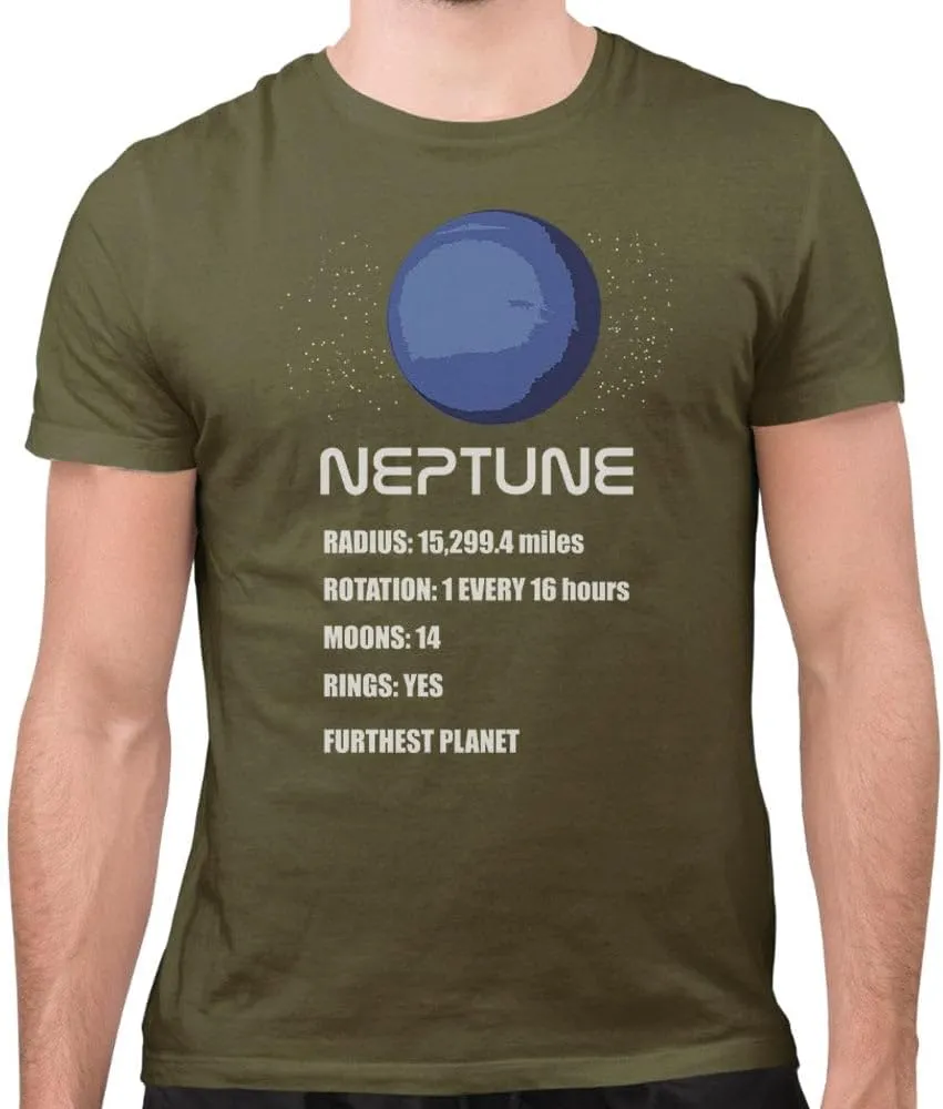 TeesAndTankYou Neptune Planet Info Shirt Unisex