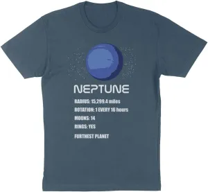 TeesAndTankYou Neptune Planet Info Shirt Unisex