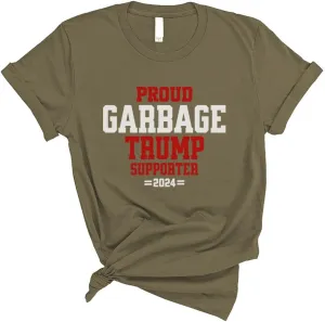 TeesAndTankYou Proud Garbage Trump Supporter Shirt Unisex