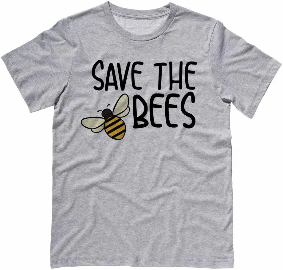 TeesAndTankYou Save The Bees Beekeeping Graphic Shirt Unisex
