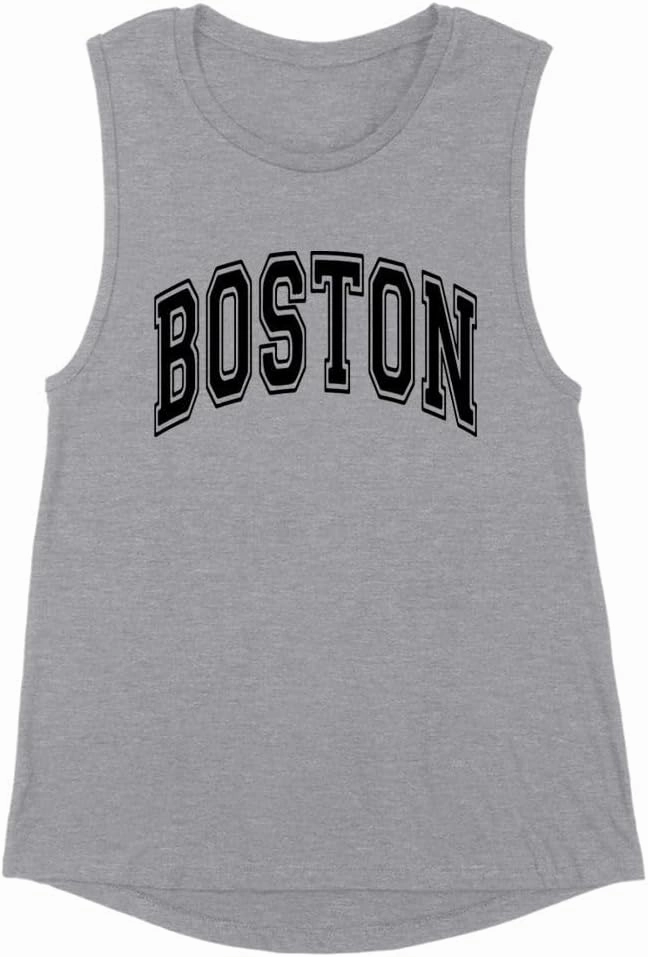 TeesAndTankYou Arch Boston Women's Muscle Tank