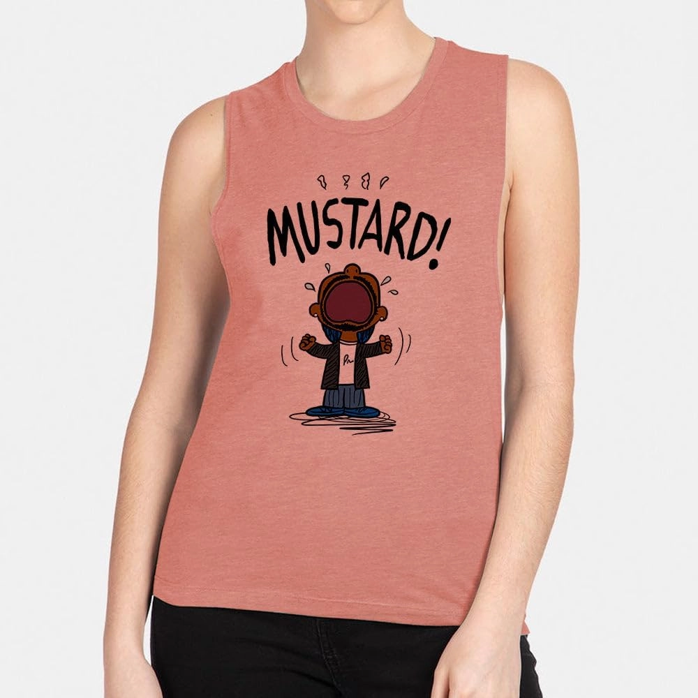 TeesAndTankYou Mustard Kendrick Women's Muscle Tank