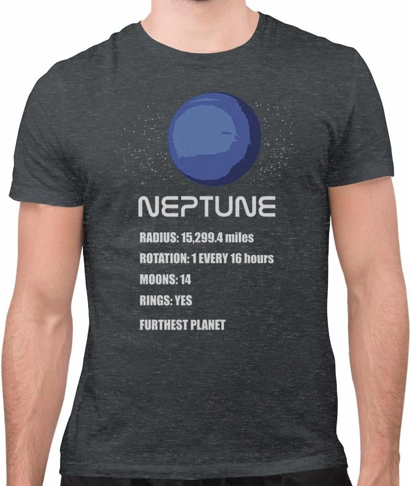 TeesAndTankYou Neptune Planet Info Shirt Unisex