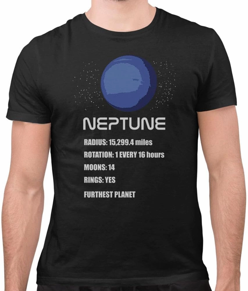 TeesAndTankYou Neptune Planet Info Shirt Unisex