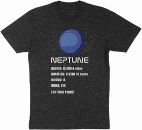 TeesAndTankYou Neptune Planet Info Shirt Unisex
