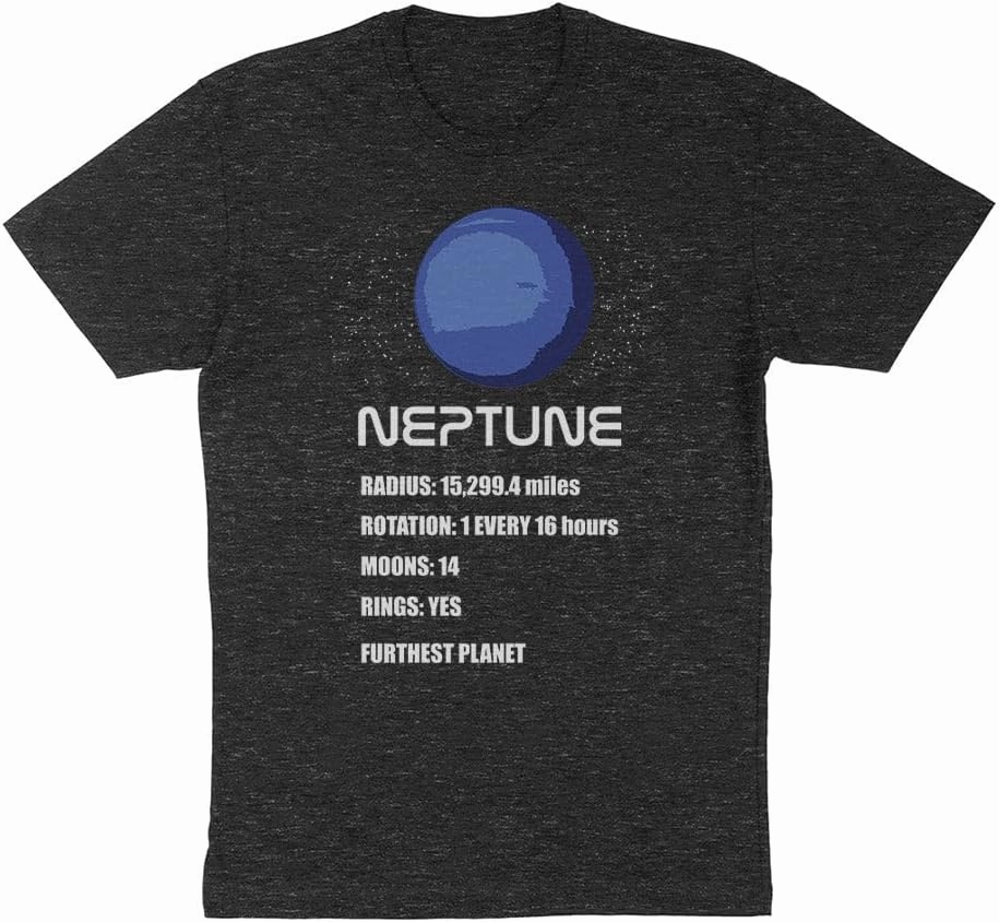 TeesAndTankYou Neptune Planet Info Shirt Unisex