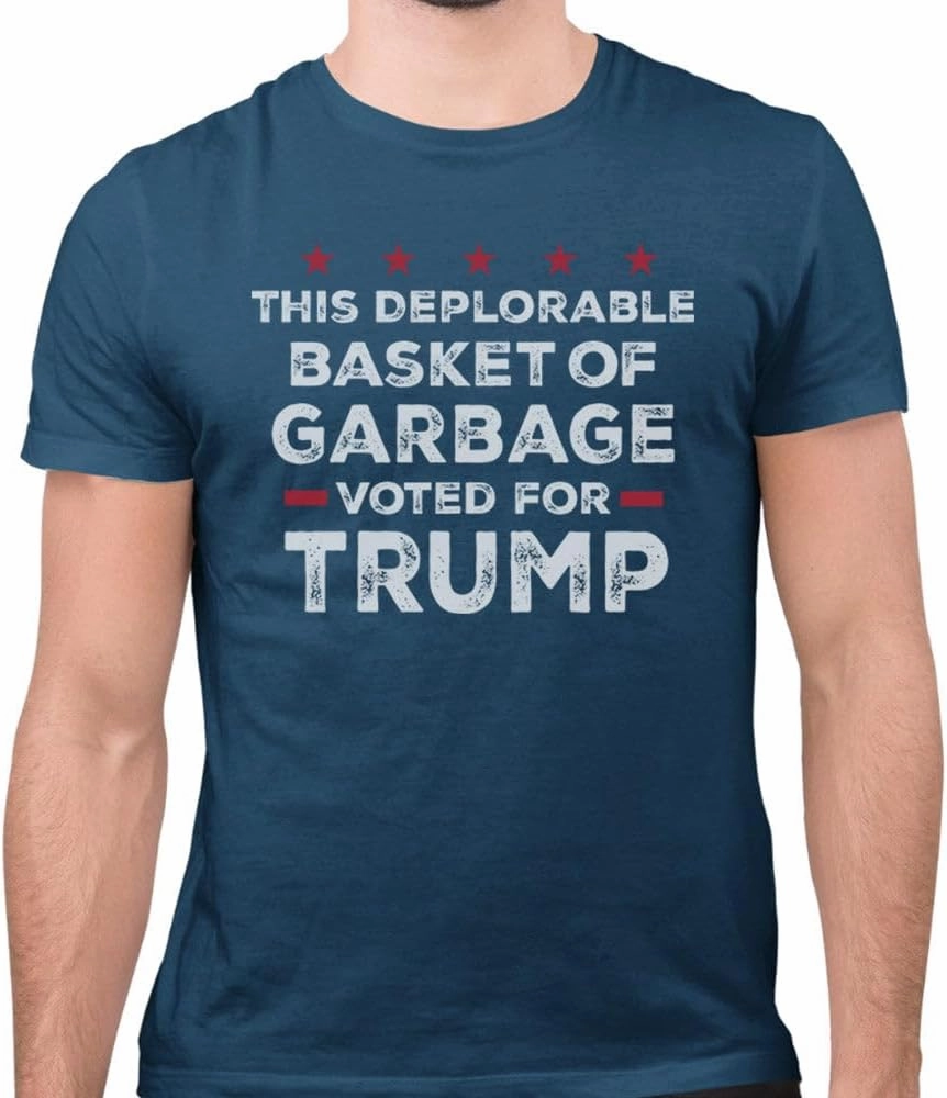 TeesAndTankYou This Deplorable Basket of Garbage Voted for Trump Shirt Unisex