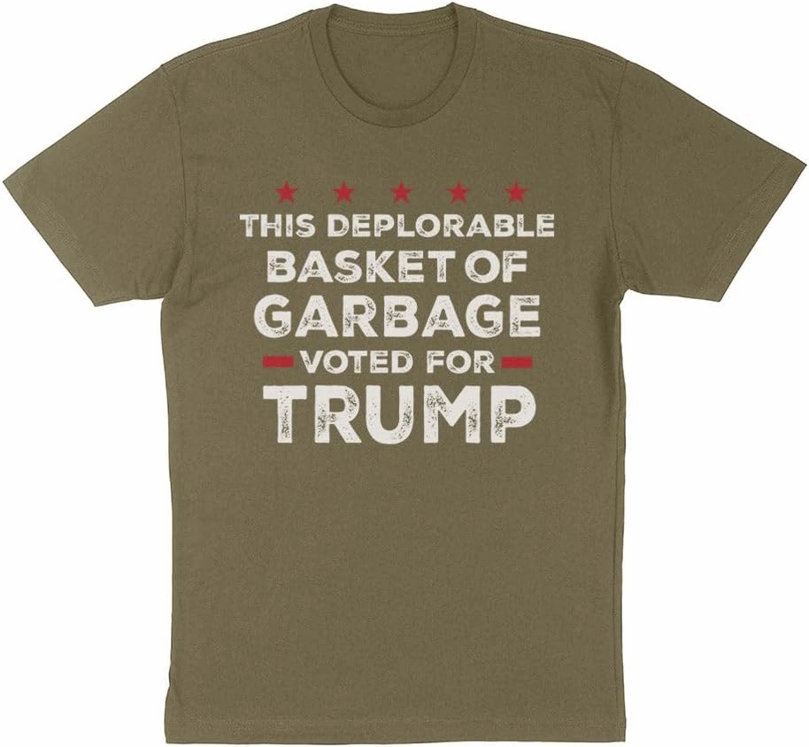 TeesAndTankYou This Deplorable Basket of Garbage Voted for Trump Shirt Unisex