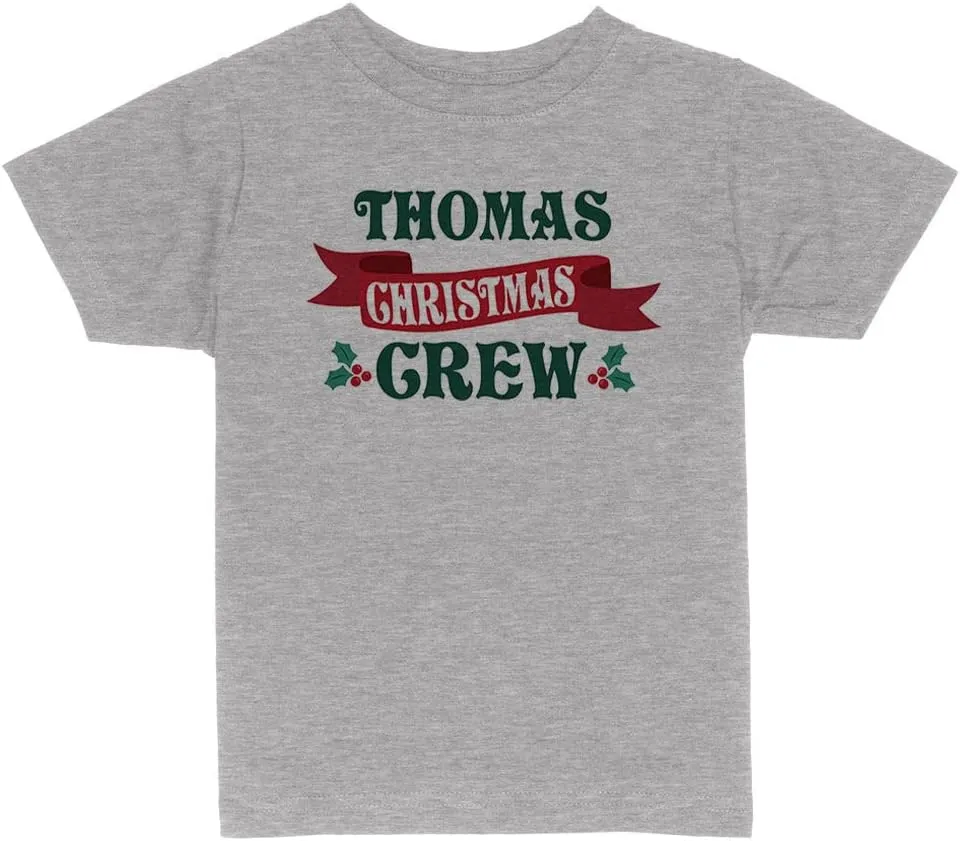 Thomas Christmas Crew Toddler Kids T-Shirt