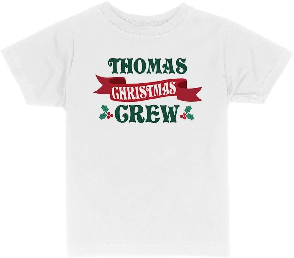 Thomas Christmas Crew Toddler Kids T-Shirt