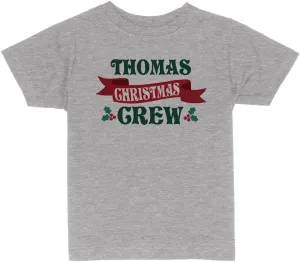 Thomas Christmas Crew Toddler Kids T-Shirt