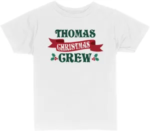 Thomas Christmas Crew Toddler Kids T-Shirt
