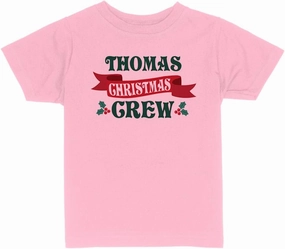 Thomas Christmas Crew Toddler Kids T-Shirt
