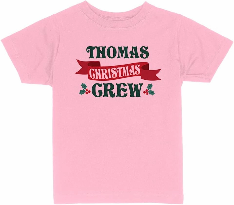 Thomas Christmas Crew Toddler Kids T-Shirt