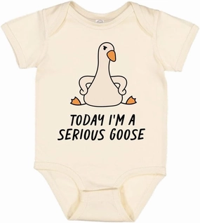 Today I'm a Serious Goose Baby Infant Bodysuit