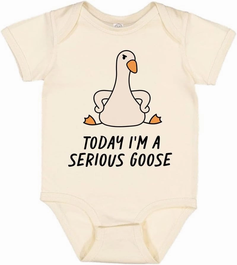 Today I'm a Serious Goose Baby Infant Bodysuit