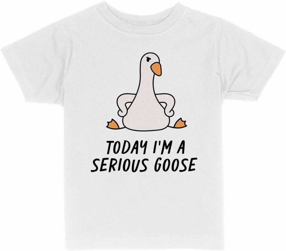Today I'm a Serious Goose Toddler Kids T-Shirt