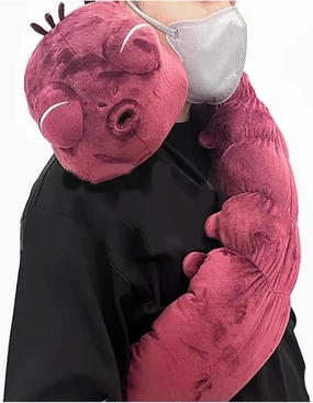 Toji Fushiguro Cosplay Worm Toji Plush Toy Doll 130cm Toji Fushiguro Cosplay Jujutsu Kaisen Merch Toji Fushiguro Anime for Fans Home Decor & Gifts, Red
