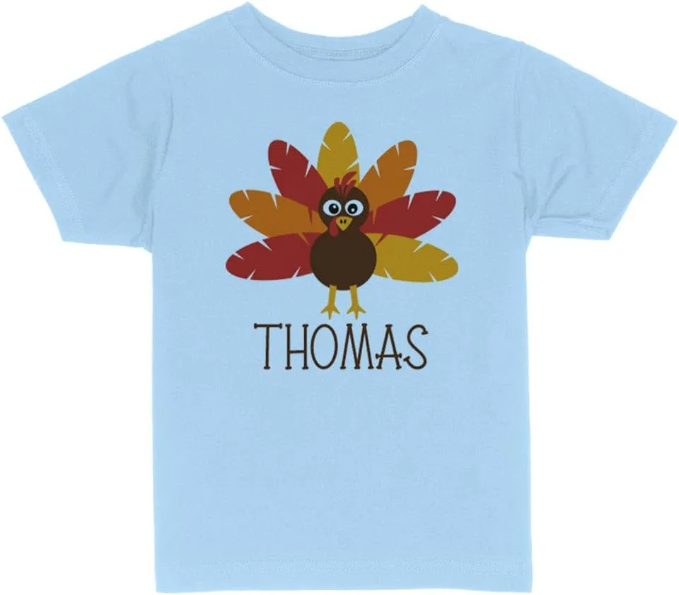 Turkey Thomas Toddler Kids T-Shirt