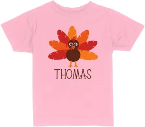 Turkey Thomas Toddler Kids T-Shirt