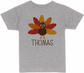 Turkey Thomas Toddler Kids T-Shirt
