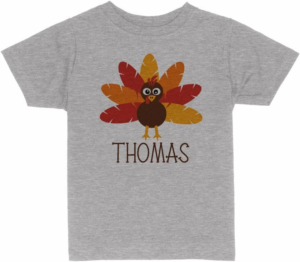 Turkey Thomas Toddler Kids T-Shirt
